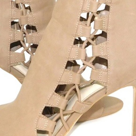 BCBGeneration "Cashin" Lace-up Caged Bootie - Picture 5 of 11